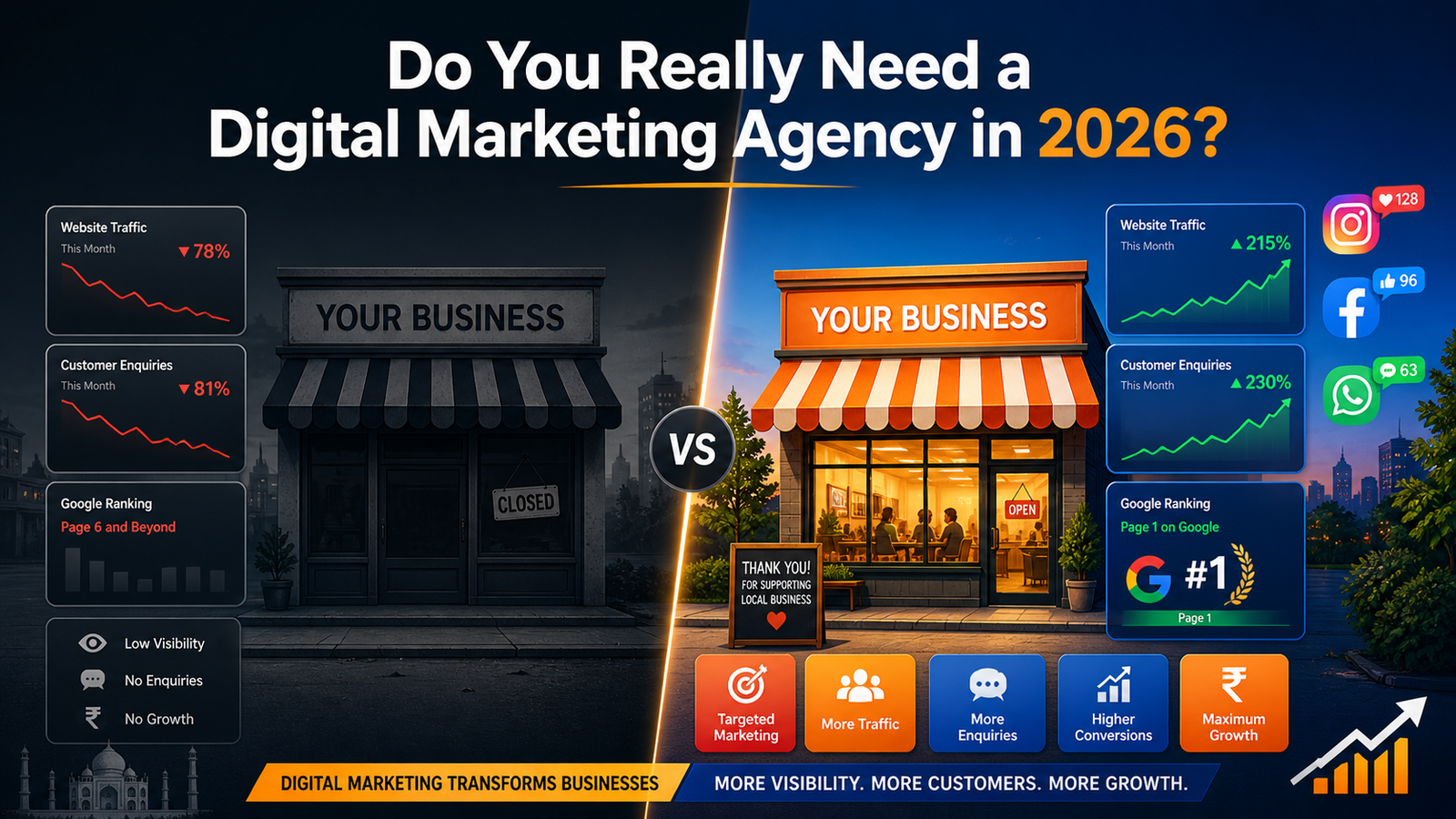 Landing Page vs Full Website: Which One Drives More Leads for Your Business?